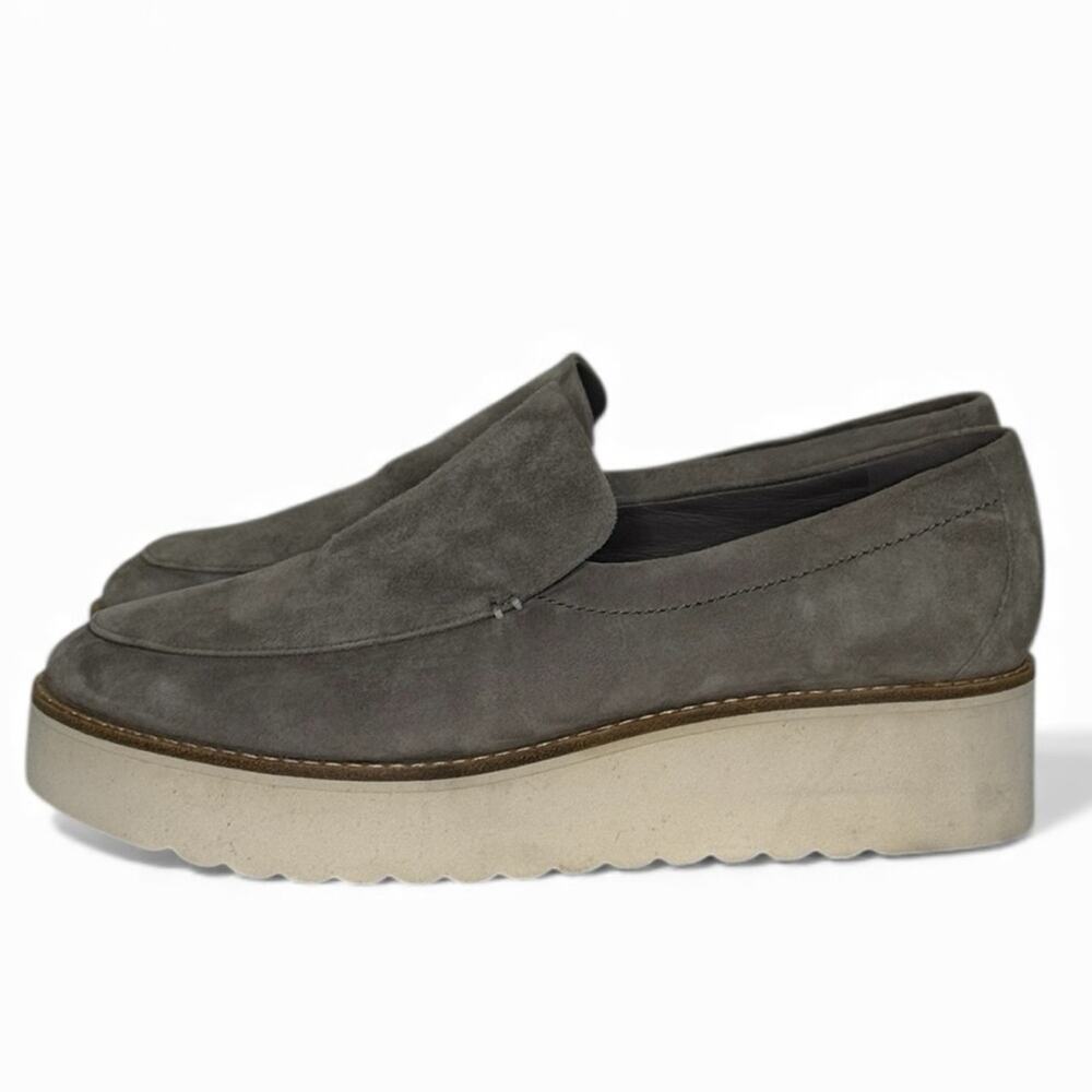 VINCE Zeta Suede Platform Loafers – Women’s Size (7.5) – Excellent Condition - Picture 2 of 7